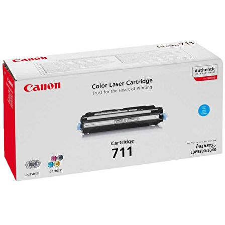 Canon CRG-711/1659B002 Mavi Orijinal Toner