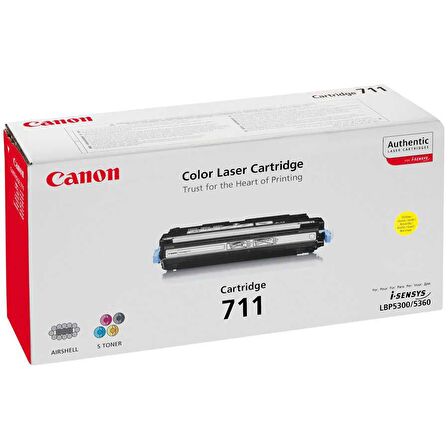 Canon CRG-711/1657B002 Sarı Orijinal Toner