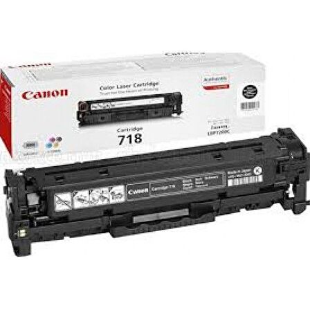 Canon CRG-718BK Siyah Orijinal Toner Kartuşu 718