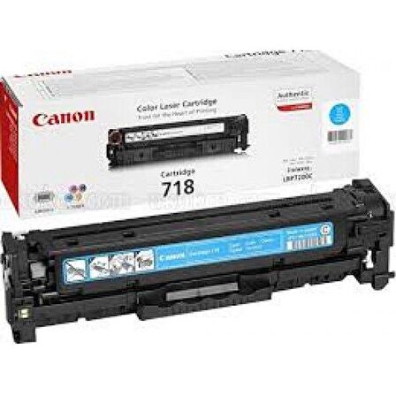Canon CRG-718C Mavi Orijinal Toner Kartuşu 718
