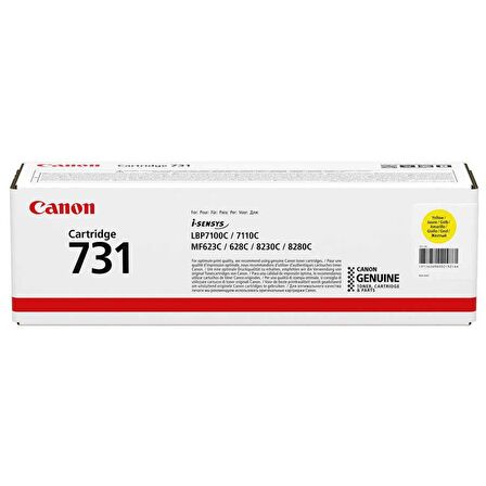 Canon CRG-731/6269B002 Sarı Orijinal Toner