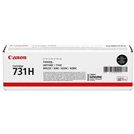 Canon CRG-731H/6273B002 Siyah Orijinal Toner Yüksek Kapasiteli