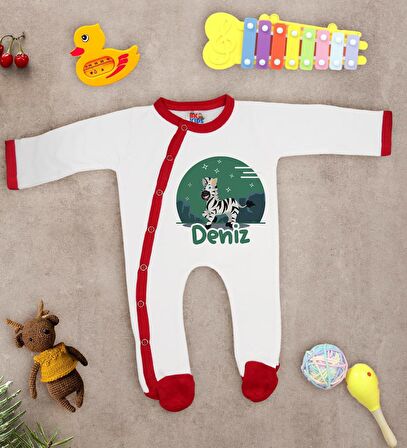 BK Kids Kişiye Özel Bebek Kıyafeti, Bebek Giyim Hediyesi, Tulum Zıbın ve Kukuletalı Şapka Seti-18