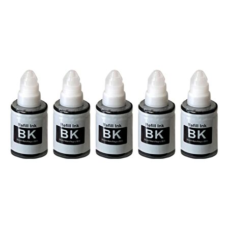 Canon G1430 G2470 G3470 G4470 Uyumlu 5 Adet Siyah Photoink Plus Mürekkep