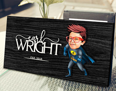 BK Gift Kişiye Özel Süper Kahraman Çocuk Karikatürlü Kabartma Figürlü Ahşap Tablo, Duvar Dekoru, Arkadaşa Hediye, Özel Tasarım Ev Hediyesi-1