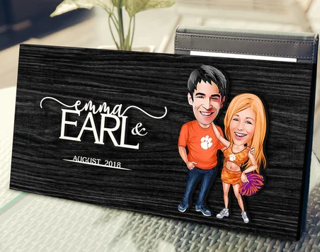 BK Gift Kişiye Özel Sevgililer Karikatürlü Kabartma Figürlü Ahşap Tablo, Duvar Dekoru, Arkadaşa Hediye, Özel Tasarım Ev Hediyesi-54