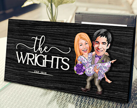 BK Gift Kişiye Özel Sevgililer Karikatürlü Kabartma Figürlü Ahşap Tablo, Duvar Dekoru, Arkadaşa Hediye, Özel Tasarım Ev Hediyesi-56