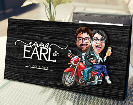 BK Gift Kişiye Özel Sevgililer Karikatürlü Kabartma Figürlü Ahşap Tablo, Duvar Dekoru, Arkadaşa Hediye, Özel Tasarım Ev Hediyesi-97