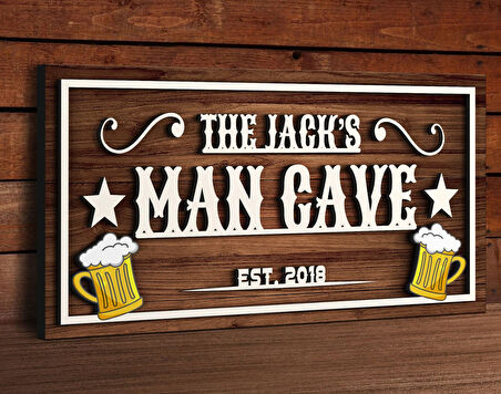 BK Gift Kişiye Özel Kabartma Tasarım Ahşap Bar Tabelası, Home Bar Tabela, Rustik Ev Dekorasyonu, Duvar Dekoru-5