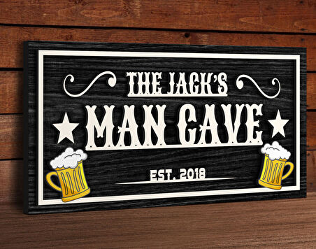 BK Gift Kişiye Özel Kabartma Tasarım Siyah(Ebony) Ahşap Bar Tabelası, Home Bar Tabela, Rustik Ev Dekorasyonu, Duvar Dekoru-5