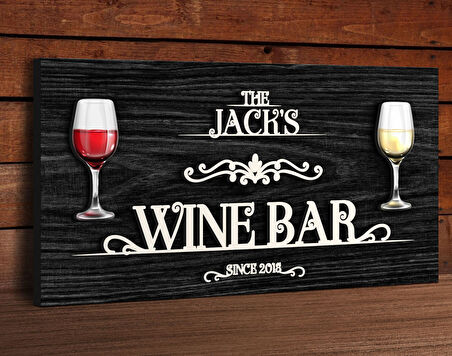 BK Gift Kişiye Özel Kabartma Tasarım Siyah(Ebony) Ahşap Bar Tabelası, Home Bar Tabela, Rustik Ev Dekorasyonu, Duvar Dekoru-13