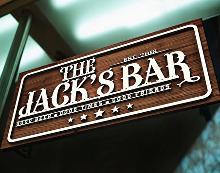 BK Gift Kişiye Özel Kabartma Tasarım Ahşap Bar Tabelası, Home Bar Tabela, Rustik Ev Dekorasyonu, Duvar Dekoru-20