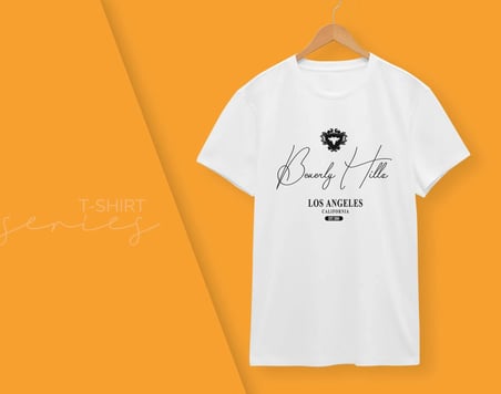 BK Gift Beverly Hills Tasarımlı Erkek Beyaz T-shirt, Arkadaşa Hediye, Doğum Günü Hediyesi, Trend Tişört, Sevgili Hediyesi-1