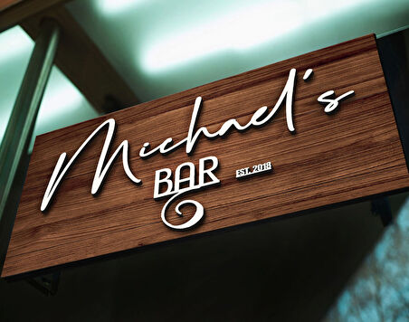 BK Gift Kişiye Özel Kabartma Tasarım Ahşap Bar Tabelası, Home Bar Tabela, Rustik Ev Dekorasyonu, Duvar Dekoru-18