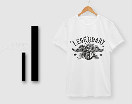 BK Gift Motorsiklet Tasarımlı Erkek Beyaz T-shirt -5, Arkadaşa Hediye, Doğum Günü Hediyesi, Sevgili Hediyesi