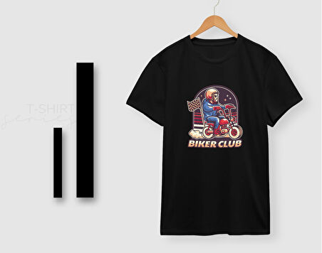 BK Gift Motorsiklet Tasarımlı Erkek Siyah T-shirt -17, Arkadaşa Hediye, Doğum Günü Hediyesi, Sevgili Hediyesi