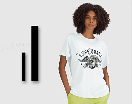 BK Gift Motorsiklet Tasarımlı Kadın Beyaz T-shirt -5, Arkadaşa Hediye, Doğum Günü Hediyesi, Sevgili Hediyesi
