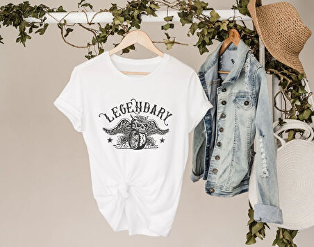BK Gift Motorsiklet Tasarımlı Kadın Beyaz T-shirt -5, Arkadaşa Hediye, Doğum Günü Hediyesi, Sevgili Hediyesi