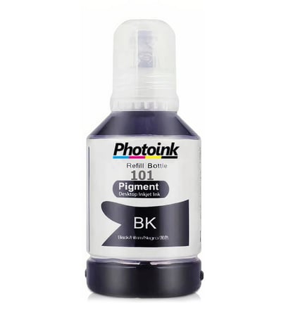 Epson 101 EcoTank Uyumlu Photoink Pigment Siyah Mürekkep 127 ml