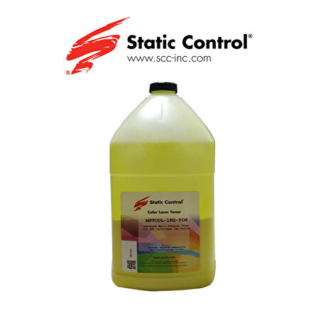 Renkli Toner Tozu HP (Static Control) *Universal MPTCOL* SARI 1000 GR Koli 6 Ad.