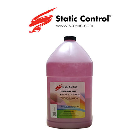 Renkli Toner Tozu HP (Static Control) *Universal MPTCOL* KIRMIZI 1000 GR Koli 6 Ad.