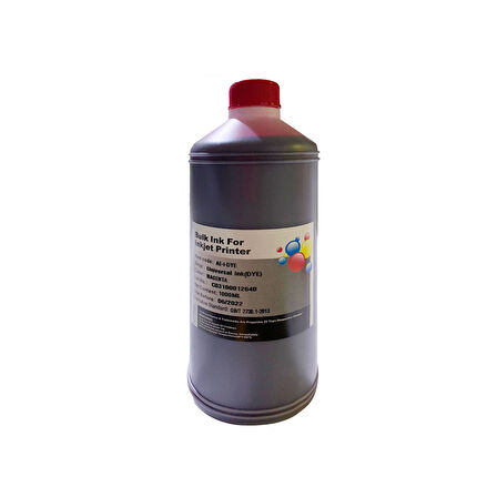 Mürekkep DYE *UNIVERSAL* KIRMIZI 1000 ML