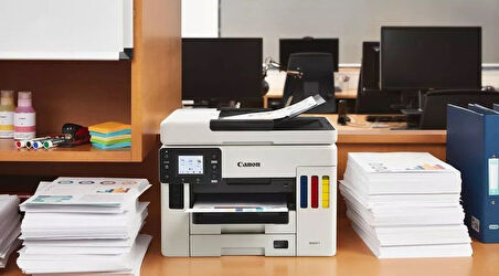 Canon Maxify Gx7140 Çok Fonksiyonlu  Photoink Mürekkepli Tanklı Yazıcı Tarayıcı Fotokopi Faks