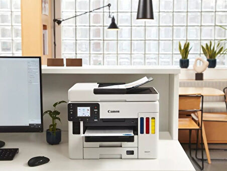Canon Maxify Gx7140 Çok Fonksiyonlu  Photoink Mürekkepli Tanklı Yazıcı Tarayıcı Fotokopi Faks