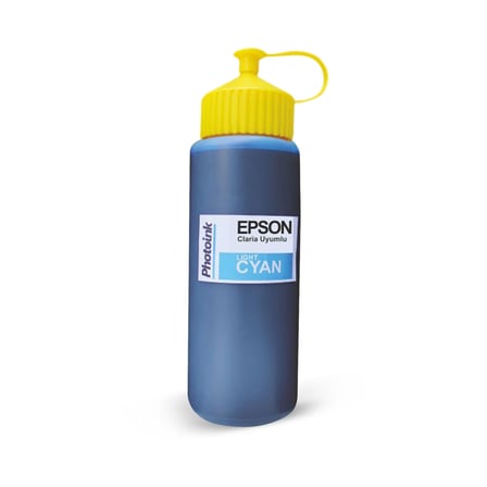 Epson Uyumlu Açık Mavi Photoink Mürekkep 500 ml L800 L1800