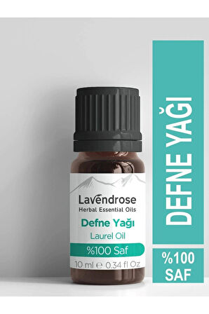 Lavendrose Defne Yaprağı Yağı %100 Saf- Bitkisel Aromaterapi Defne Uçuçu Yağı 10 Ml- Laurel Oil Difuzere Uygun