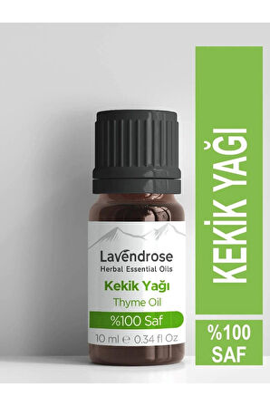 Lavendrose Kekik Yağı %100 Saf - Bitkisel Kekik Uçucu Yağı 10ml - Thymus Oleum