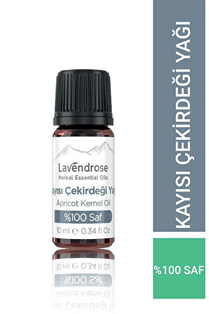 Lavendrose Kayısı Çekirdeği Yağı %100 Saf- Difüzör Aromaterapi Yağı 10 Ml Prunus Armeniaca- Apricot Kernel Oil