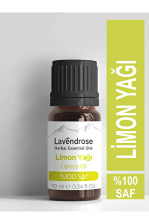 Lavendrose Limon Yağı %100 Saf * Bitkisel Aromaterapi Limon Uçucu Yağı 10ml *lemon Oil* Difuzör Buhurdan Yağı