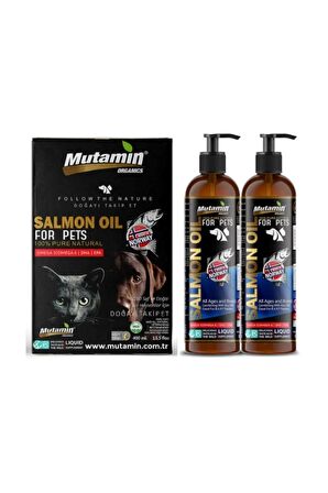 Mutamin Norveç Somon Balık Yağı 400 ml 2'li Paket