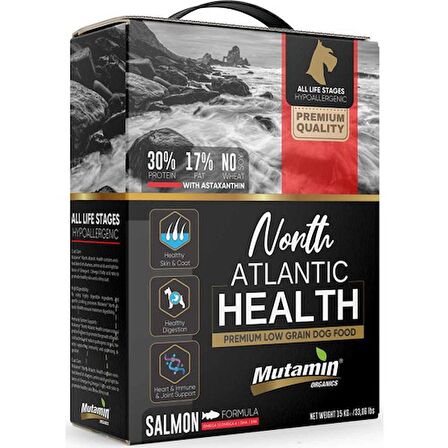 Mutamin North Atlantic Health Somonlu Köpek Maması 15 Kg Medıum/large