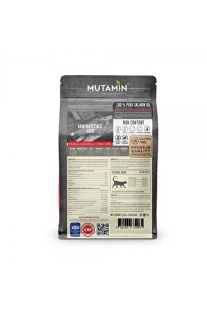 Mutamin Somonlu Kısır Kedi Maması 10+2 Kg Hediye