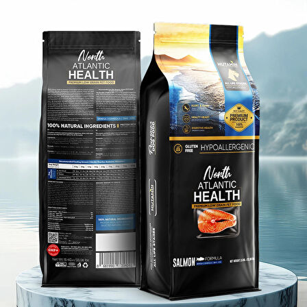 North Atlantic Health Somonlu Yetişkin Köpek Maması 15KG - Mutamin Fabrikadan Orjinal
