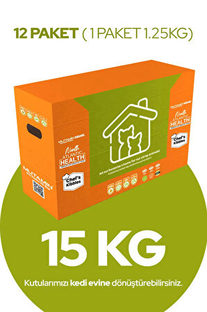 Chefs Kibbles Norveç Somonlu Küçük ve Mini Irk Köpek Maması 15KG