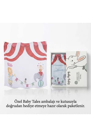 Circus Bambu Müslin Çok Amaçlı Bebek Örtüsü