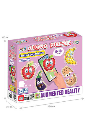 Jumbo Puzzle Meyveler ve Sebzeler Jagu