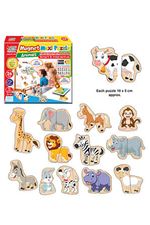 Jagu Magnet Maxi Puzzle Hayvanlar