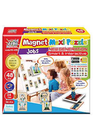 Jagu Magnet Maxi Puzzle Meslekler