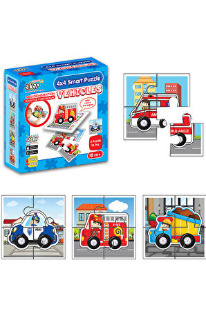 Smart 4×4 Puzzle Araçlar Jagu