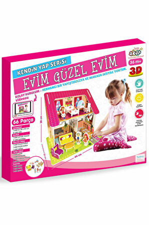 EVİM GÜZEL EVİM 3D PUZZLE MAKET