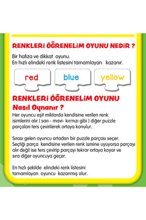 Renkleri Öğrenelim ve Eşleştirelim