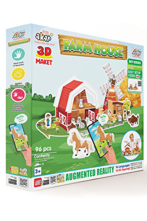 3d Puzzle Maket Çiftlik Jagu(XL)