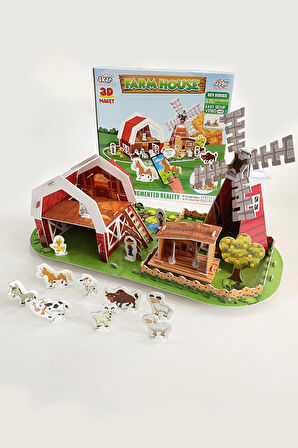 3d Puzzle Maket Çiftlik Jagu(XL)