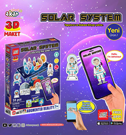 3D PUZZLE MAKET SOLAR SİSTEM JAGU