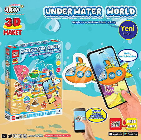 3D PUZZLE MAKET UNDERWATER JAGU