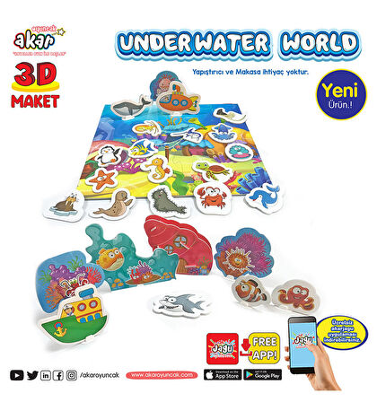 3D PUZZLE MAKET UNDERWATER JAGU